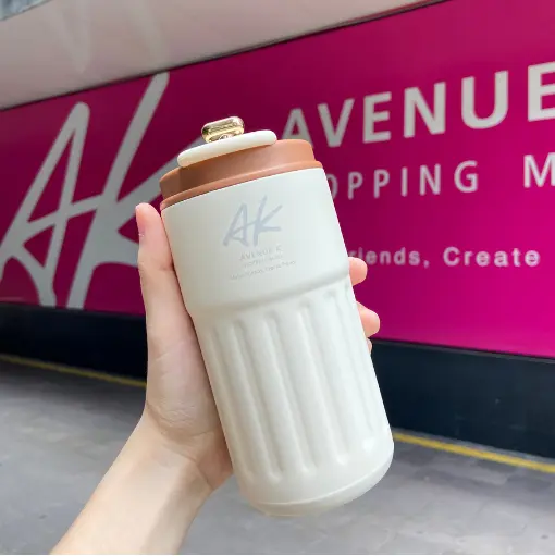 Avenue K digital temperature tumbler with logo